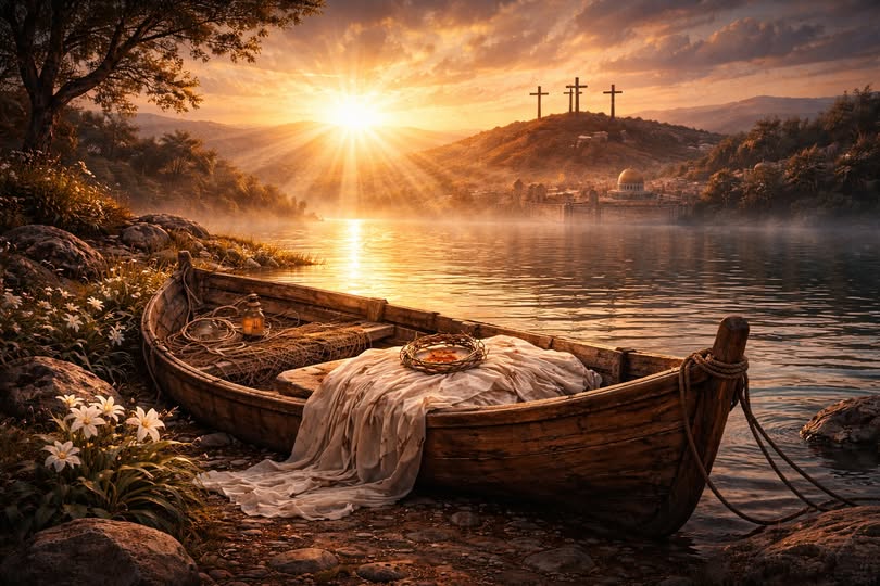 Empty boat of Disciples